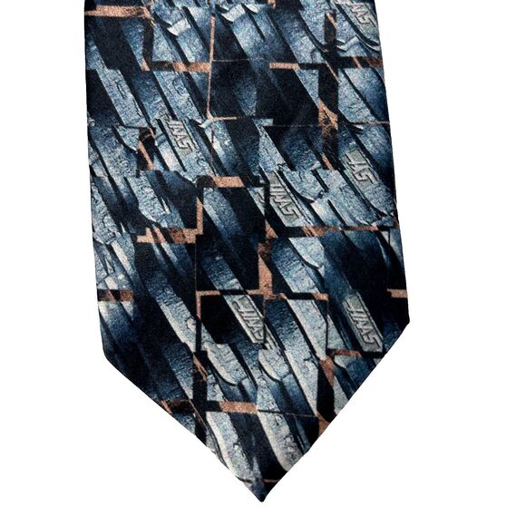 Haas Automation Blue 100% Silk Neck Tie Formula One 1 Haas F1 Team Racing - Picture 6 of 13